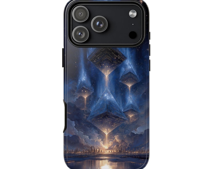 Void Structures Cosmic Temples Phone Case: iPhone, Galaxy, Pixel - Lifetime Warranty