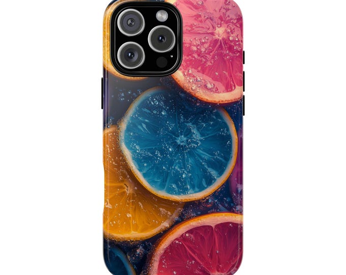 Citrus Fruit Slices Hydro Dip Phone Case: iPhone, Galaxy, Pixel