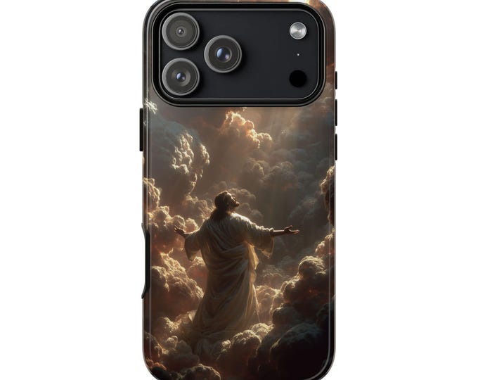 Jesus Christ Holy Radiance Phone Case: iPhone, Galaxy, Pixel - Lifetime Warranty