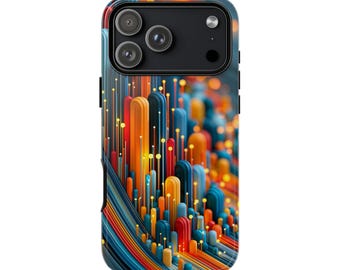 Tech City Abstract Metropolis Circuits | Phone Ink Case | Custom Made Cover | Lifetime Warranty