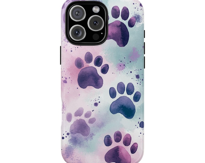 Animal Dog Paw Prints Phone Case: iPhone, Galaxy, Pixel - Magsafe Compatible