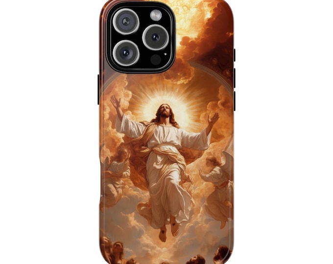 Ascension of Jesus Christ into Heaven Phone Case: iPhone, Galaxy, Pixel - Lifetime Warranty