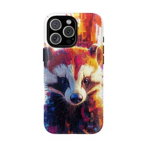 Abstract Honey Badger Animal Phone Case for iPhone, Samsung, Pixel