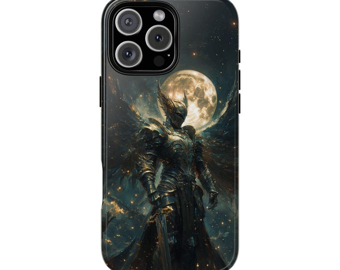 Winged Knight Lunar Moon Armor Clad Phone Case: iPhone, Galaxy, Pixel - Lifetime Warranty