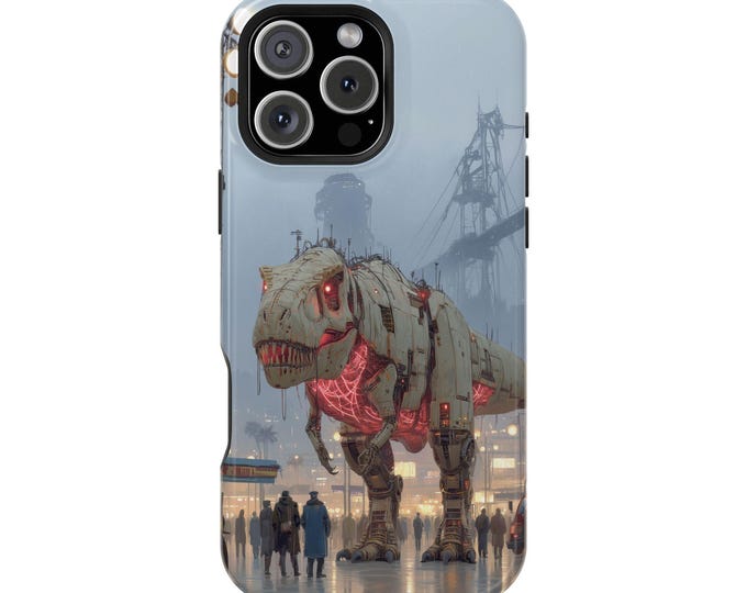 Robotic Tyrannosaurus Rex Dino Phone Case: iPhone, Galaxy, Pixel - Lifetime Warranty