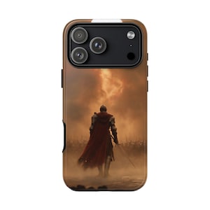 Brave Knight Facing Massive Horde • Tough Phone Case • iPhone, Samsung Galaxy, Pixel • Lifetime Warranty