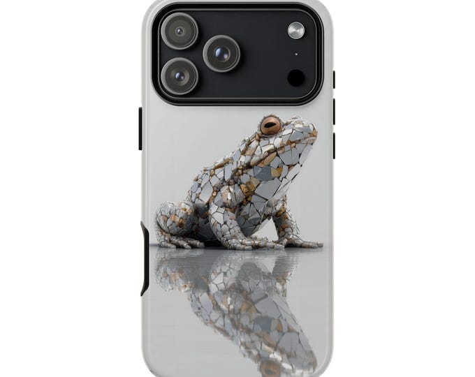Frog Fractured Mosaic Phone Case: iPhone, Galaxy, Pixel - Lifetime Warranty