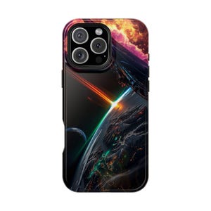 Planets Deep Space Sci-Fi Universe Phone Case: iPhone, Galaxy, Pixel - Lifetime Warranty