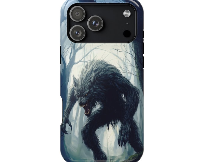 Werewolf Lycanthrope Horror Dark Wolf Phone Case: iPhone, Galaxy, Pixel - Lifetime Warranty