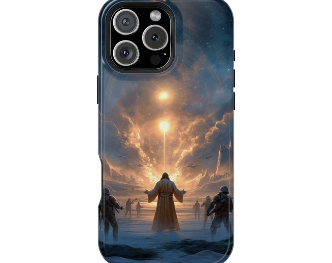 Otherworldly Jesus Christ Distant Alien World Phone Case: iPhone, Galaxy, Pixel - Lifetime Warranty