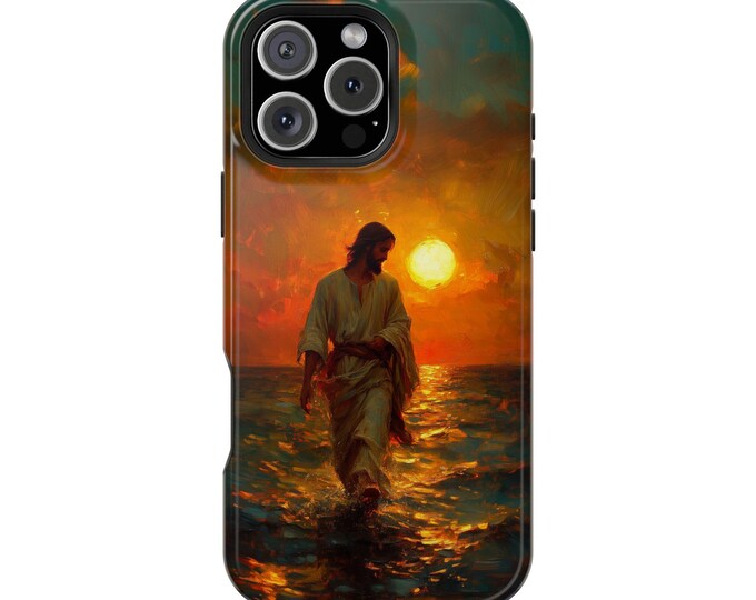 Walking on Faith Christ on Water Phone Case: iPhone, Galaxy, Pixel - Lifetime Warranty