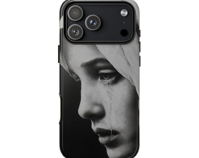 Crying Virgin Mary Catholic Faith Phone Case: iPhone, Galaxy, Pixel - Lifetime Warranty