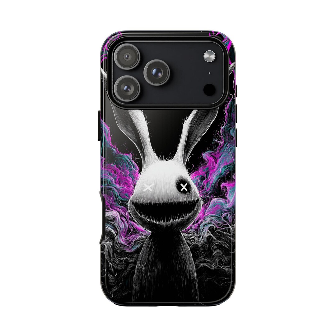 Phone Ink: Creepy Bunny Doll Psychedelic - Minimalist or Rugged Case ...