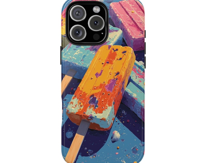 Vibrant Summer Popsicles Ice Cream Phone Case: iPhone, Galaxy, Pixel - Lifetime Warranty