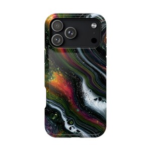 Olive Green Hydro Dip Slick Earth Phone Case • iPhone, Samsung Galaxy, Pixel • Lifetime Warranty