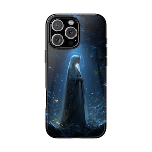 Virgin Mary Mystical Forest Glow - Phone Cover Case for iPhone | Samsung Galaxy | Pixel