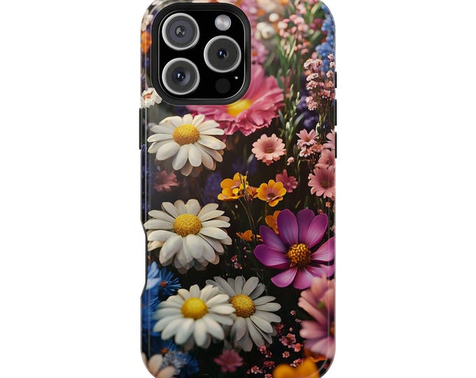 Beautiful Spring Flowers Field Floral Phone Case: iPhone, Galaxy, Pixel - Lifetime Warranty