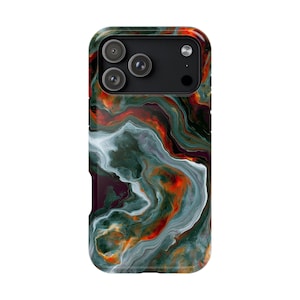 Volcanic Ash Burn Orange Hydro Dipped Phone Case • iPhone, Samsung Galaxy, Pixel • Lifetime Warranty