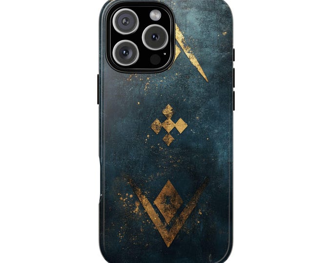 Nordic Rune Pattern Runic Tone Viking Phone Case: iPhone, Galaxy, Pixel - Lifetime Warranty