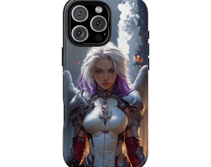 Angelic Girl Warrior Princess Protector Phone Case: iPhone, Galaxy, Pixel - Lifetime Warranty