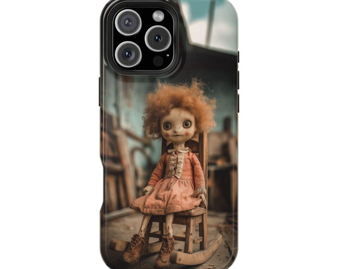 Spooky Doll Eerie Haunted House Phone Case: iPhone, Galaxy, Pixel - Lifetime Warranty