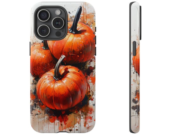 Fall Harvest Pumpkins Phone Case: iPhone, Galaxy, Pixel - Magsafe Wireless Charging