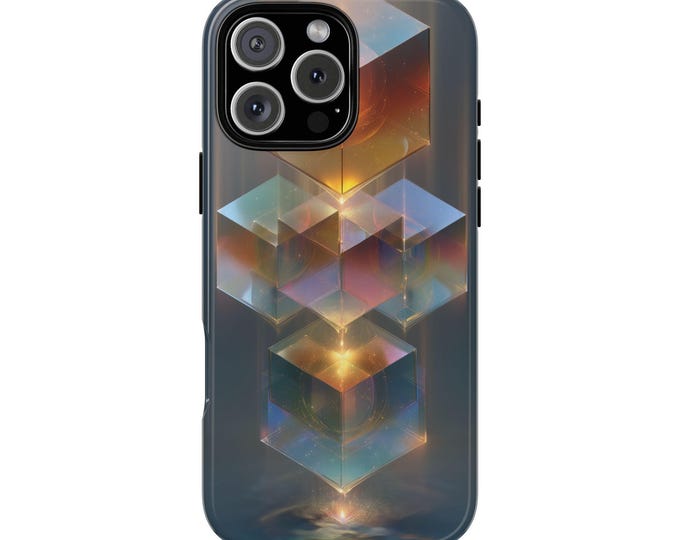 Symmetrical Genesis Eternal Cubes Phone Case: iPhone, Galaxy, Pixel - Lifetime Warranty
