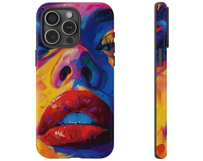 Pop Beauty Woman Portrait Retro - Tough Phone Case: iPhone, Galaxy, Pixel - Lifetime Warranty