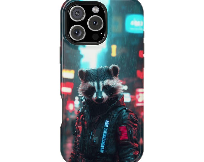 Neon City Honey Badger Phone Case: iPhone, Galaxy, Pixel - Lifetime Warranty