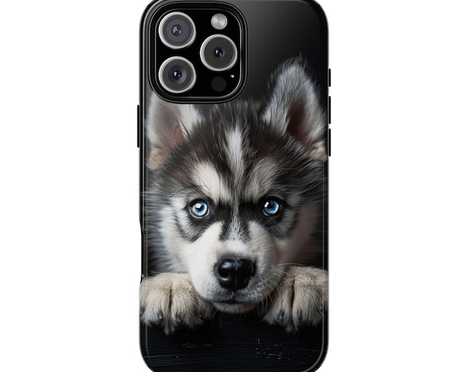 Siberian Husky Puppy Dog Phone Case: iPhone, Galaxy, Pixel - Lifetime Warranty