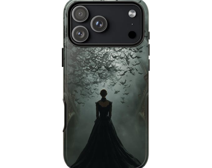 Flying Bats Vampire Queen Phone Case: iPhone, Galaxy, Pixel - Lifetime Warranty