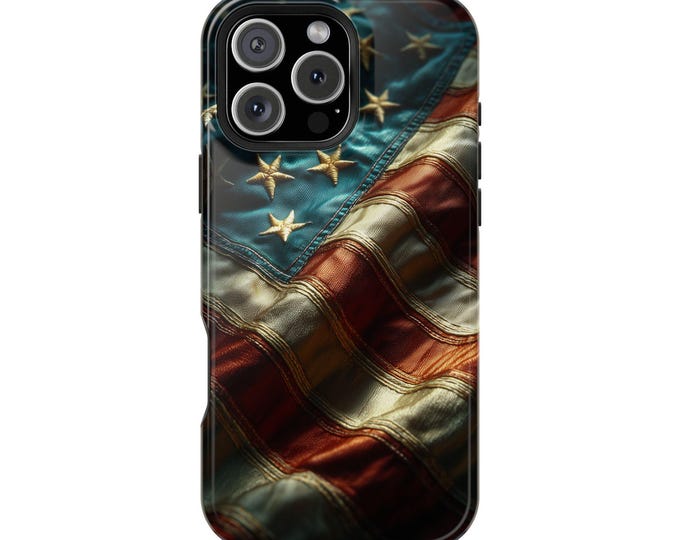 American Flag USA Hyper Real Phone Case: iPhone, Galaxy, Pixel - Lifetime Warranty