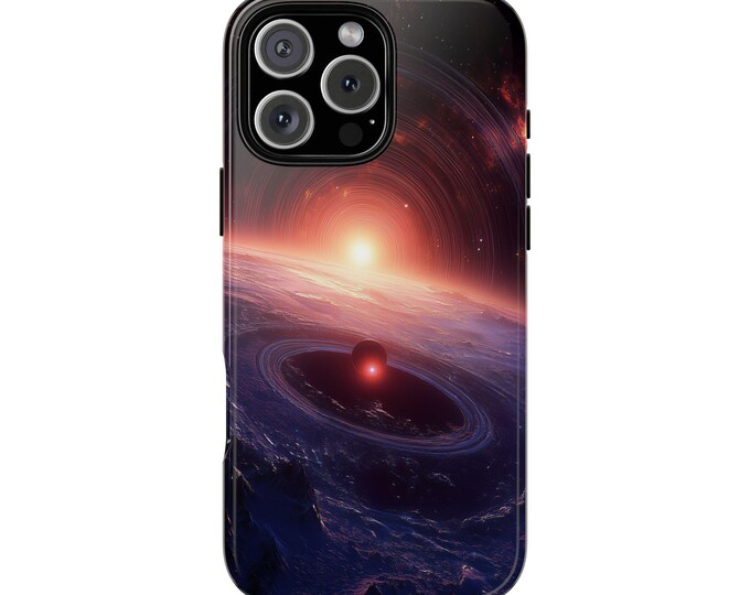 Cosmic Void Dark World Vortex Outer Space Phone Case: iPhone, Galaxy, Pixel - Lifetime Warranty