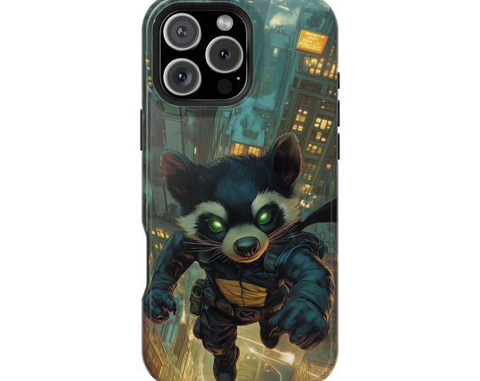 Honey Badger Super Hero Comic Book Phone Case: iPhone, Galaxy, Pixel - Lifetime Warranty