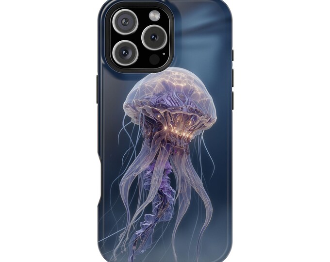 Jellyfish Purple Framework Fusion Phone Case: iPhone, Galaxy, Pixel - Lifetime Warranty
