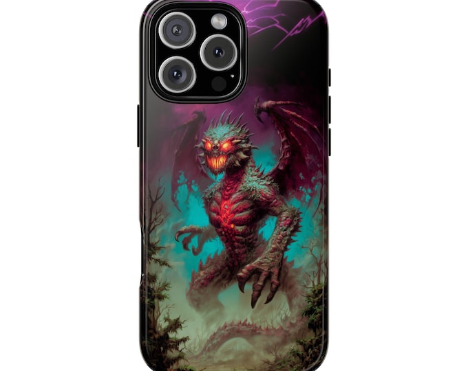 Kaiju Dragon Monster Gothic Void Phone Case: iPhone, Galaxy, Pixel - Lifetime Warranty