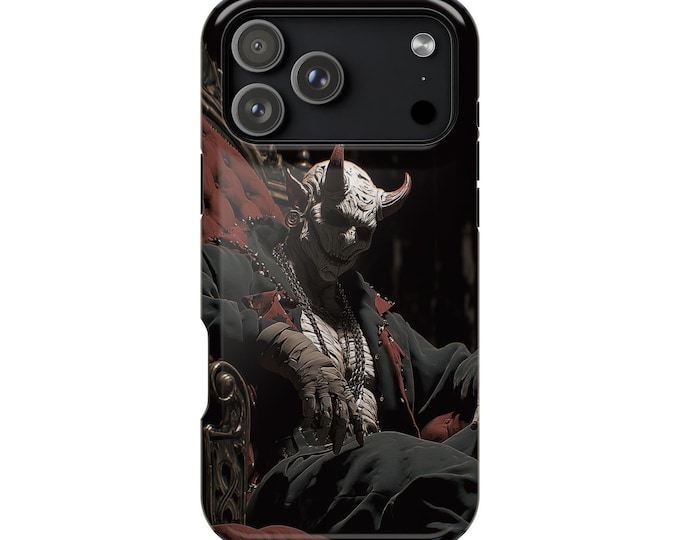 Demon King Dark Throne Phone Case: iPhone, Galaxy, Pixel - Lifetime Warranty