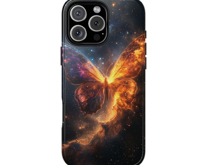 Beautiful Butterfly Nebula Cloud Space Butterflies Phone Case: iPhone, Galaxy, Pixel - Lifetime Warranty
