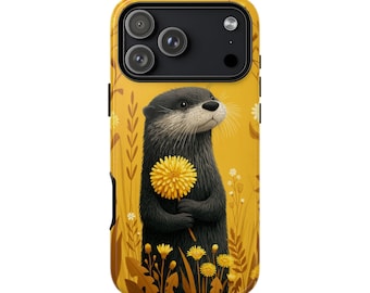 Otter Yellow Buttercup Flowers | Phone Ink Case | Custom Made Cover | Lifetime Warranty