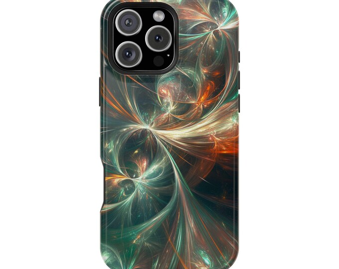 Ethereal Cascade Voidlight Spectrum Waves Phone Case: iPhone, Galaxy, Pixel - Lifetime Warranty