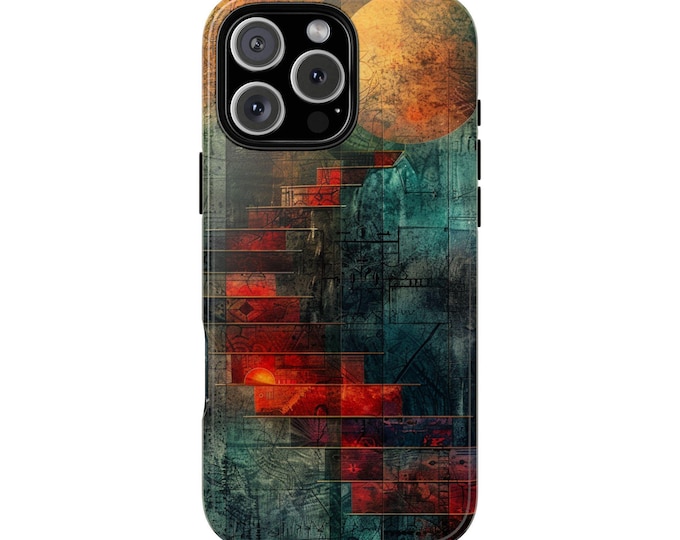Surreal Abstract Stairway Planet Phone Case: iPhone, Galaxy, Pixel - Magsafe Compatible