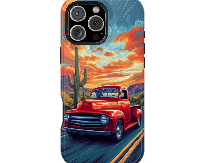 1948 Pickup Truck Classic Travel Poster Style Phone Case: iPhone, Galaxy, Pixel - Lifetime Warranty