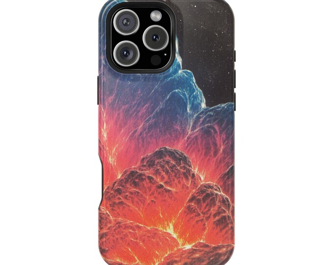 Crystal Gradient Cloudburst in Abstract Art Phone Case: iPhone, Galaxy, Pixel - Lifetime Warranty