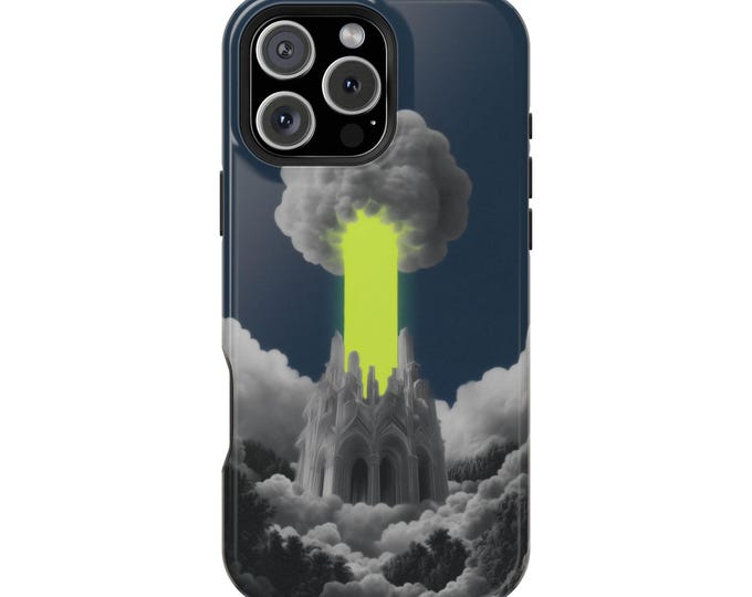 Cathedral Gray Cloud Surreal Rain Phone Case: iPhone, Galaxy, Pixel - Lifetime Warranty