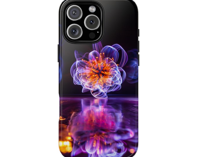 Electric Wisp Abstract 3D Art Phone Case: iPhone, Galaxy, Pixel - Lifetime Warranty