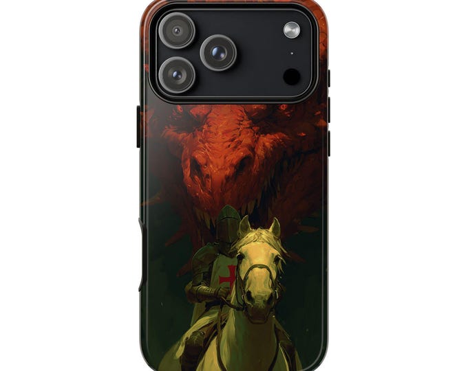 Red Dragon Holy Knight Phone Case for iPhone | Samsung Galaxy | Google Pixel