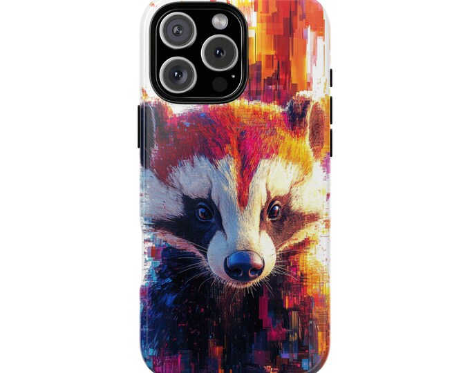 Abstract Honey Badger Animal Phone Case: iPhone, Galaxy, Pixel - Lifetime Warranty