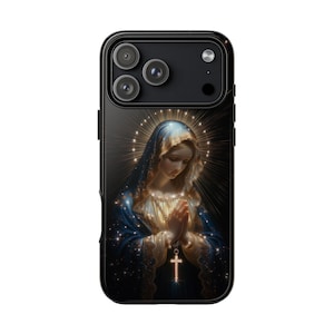 Holy Mother Virgin Mary Faith Phone Case for iPhone (MagSafe) • Samsung Galaxy • Google Pixel • Lifetime Warranty