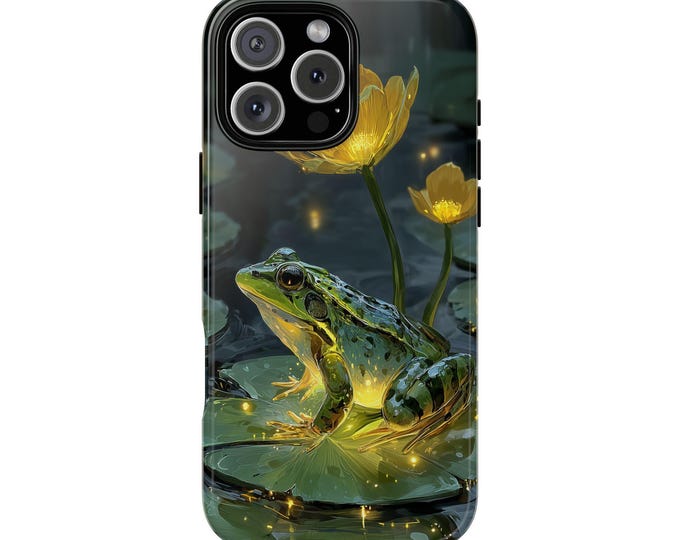 Glowing Waters Frog Lily Pad Pond Phone Case: iPhone, Galaxy, Pixel - Lifetime Warranty