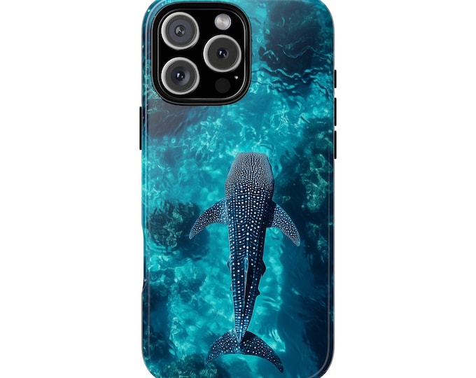 Whale Shark Clear Blue Ocean Waters Phone Case: iPhone, Galaxy, Pixel - Lifetime Warranty